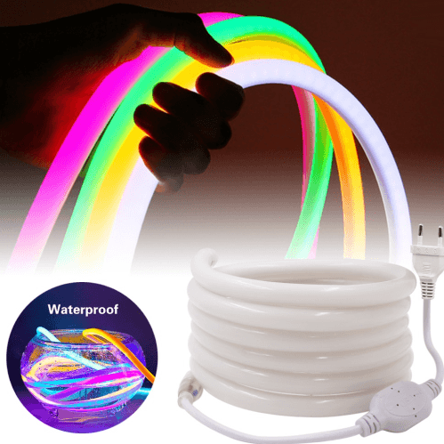 220v 14mm Neoflex 360 Round Neon LED Rope Light 6500k 1m Bing