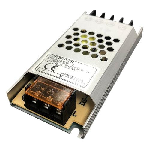 12V 60W 5A Slim Cage Power Supply DRPSB1001 - Light Market