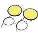 12V COB Day Time Running Light Round 6500k 2 Pack - NA-72 - Light Market