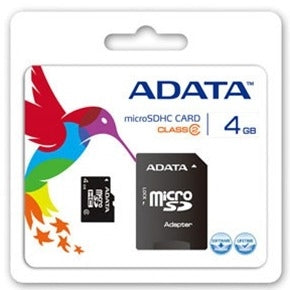 4GB Adata Micro SD Card with Adapter