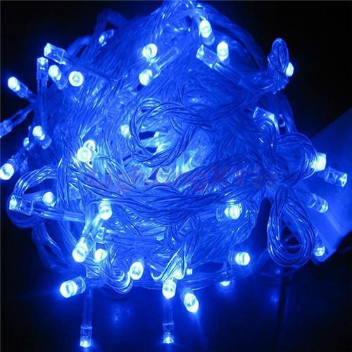 10m Led Connectable Indoor Fairy Light Blue - Light Market