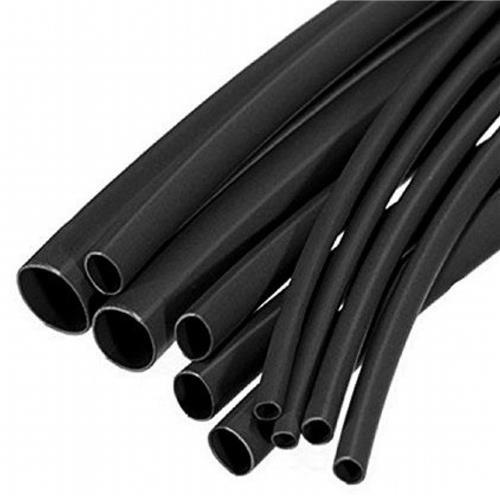 10mm x 100mm Heat Shrink Single Sleeve - Black - Light Market