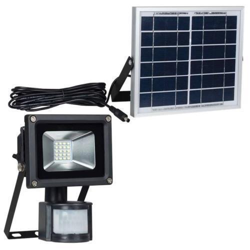 10w Solar Flood Light With Sensor FL076 Bright Star - Light Market