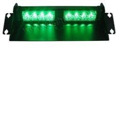 12-24v 8 Led Dash Mount flashing Green - Light Market