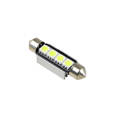 12v 5050 x 4 Led Festoon Bulb 6000k Bing Light - Light Market