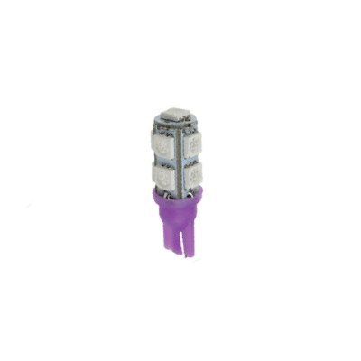 12v T10 5050 x 9 Led Park Light Bulb Purple Bing Light - Light Market