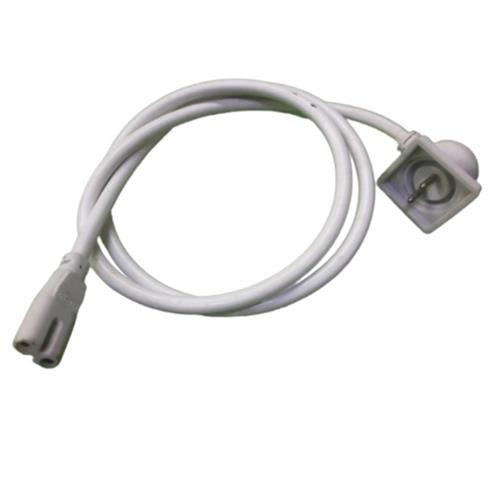 2 Pin Male Plug To F8 Cable 0.5m - Light Market