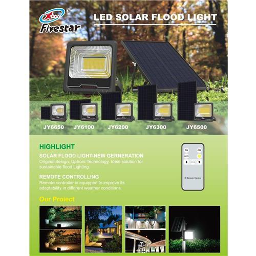 200w Premium Lithium Cell Solar Flood Light JY6200 - Light Market