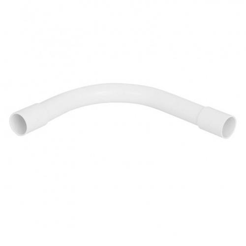 20mm PVC 90 Degree Long Bend - Light Market