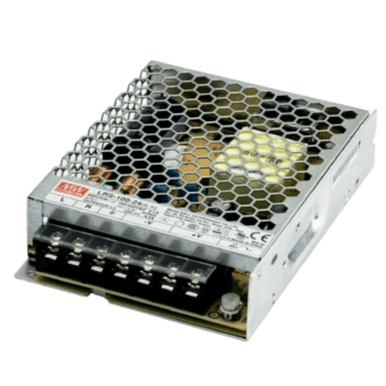 24v 4.5a 100w Cage Power Supply Mean Well LRS-100-24 - Light Market