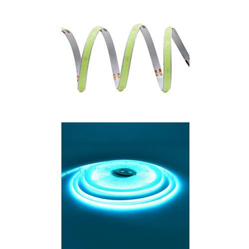 24V 5mm COB LED Strip Light 5m Ice Blue - Light Market