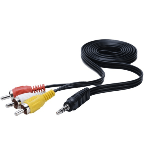 3.5mm Aux Jack to Rca Cable 1.5m - Light Market