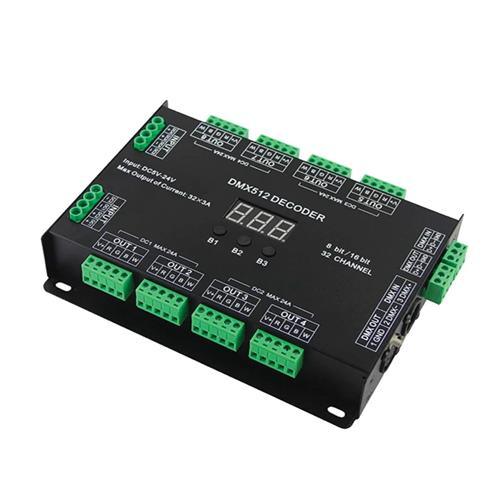 32 Channel 96a RGBW Dmx 512 Led Decoder Controller - Light Market