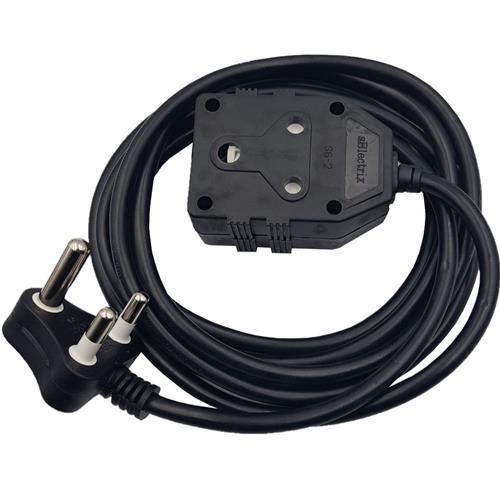 3m Extension Cable With Plastic Janus Black - Light Market