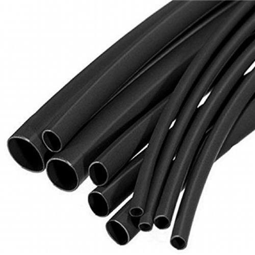 4mm x 100mm Heat Shrink Single Sleeve - Black - Light Market