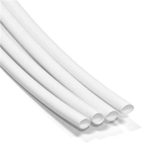 4mm x 100mm Heat Shrink Single Sleeve - White - Light Market