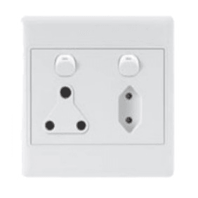 4x4 Double Wall Plug 3 Pin With 2 Pin D02 Redisson - Light Market