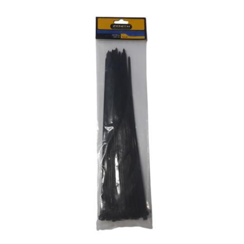 50 Piece Black Cable Ties 4.8x300mm - Light Market