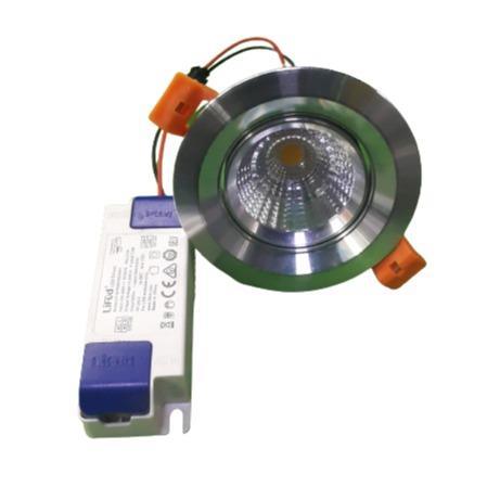 5w Complete Led Cob Downlight Alluminium 3000k Bing Light - Light Market