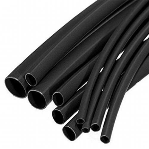 8mm x 100mm Heat Shrink Single Sleeve - Black - Light Market