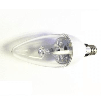 E14 3w Led Candle Bulb Clear 6500k HD-BLD03W - Light Market