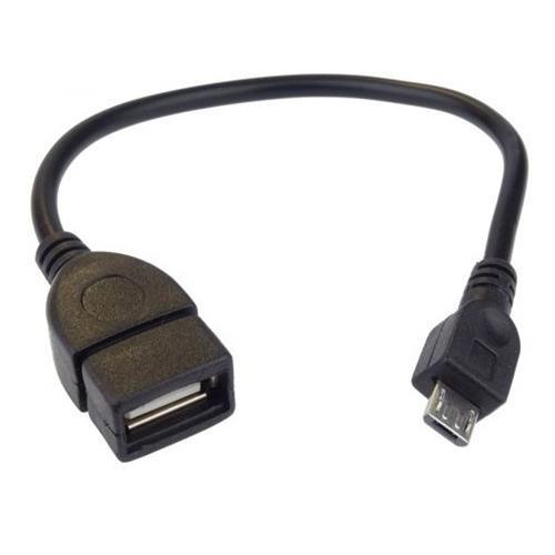 Female Usb port to Micro Usb OTG Cable - Light Market