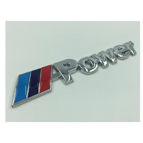 Grill Emblem M Power (Silver) - Light Market