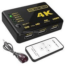 Hdmi Switch 5 To 1 With Remote Ejc-15 - Light Market