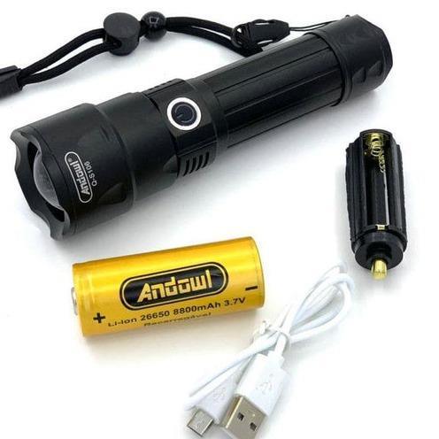 Led High Power Rechargeable Flashlight Q-S106 - Light Market