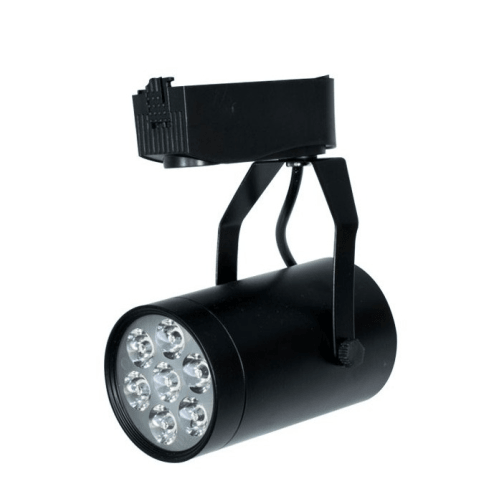 Led Tracklight 7w 6000k Black - Light Market