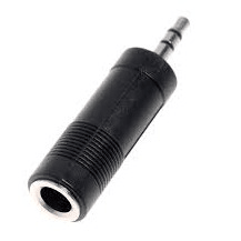 Male Stereo to Female Stereo Adapter - Light Market