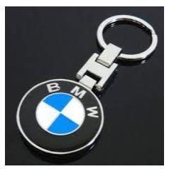 Metal BMW Badge Keyring - Light Market