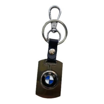 Metal BMW Swivel Badge Keyring - Light Market