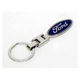 Metal Ford Badge Keyring - Light Market