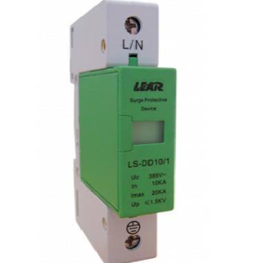 Surge Protector 1 Pole 10-20kA 320v LS-DD10/1 Din Rail Lear - Light Market