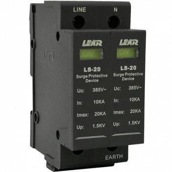 Surge Protector 2 Pole 10-20kA 385v LS-20/2 Samite Lear - Light Market