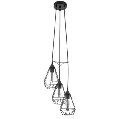 Tarbes 3LT Pendant 310mm Black P691 - Light Market