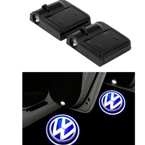 VW Battery Operated Car Door Logo Lights 2 Pack - Light Market